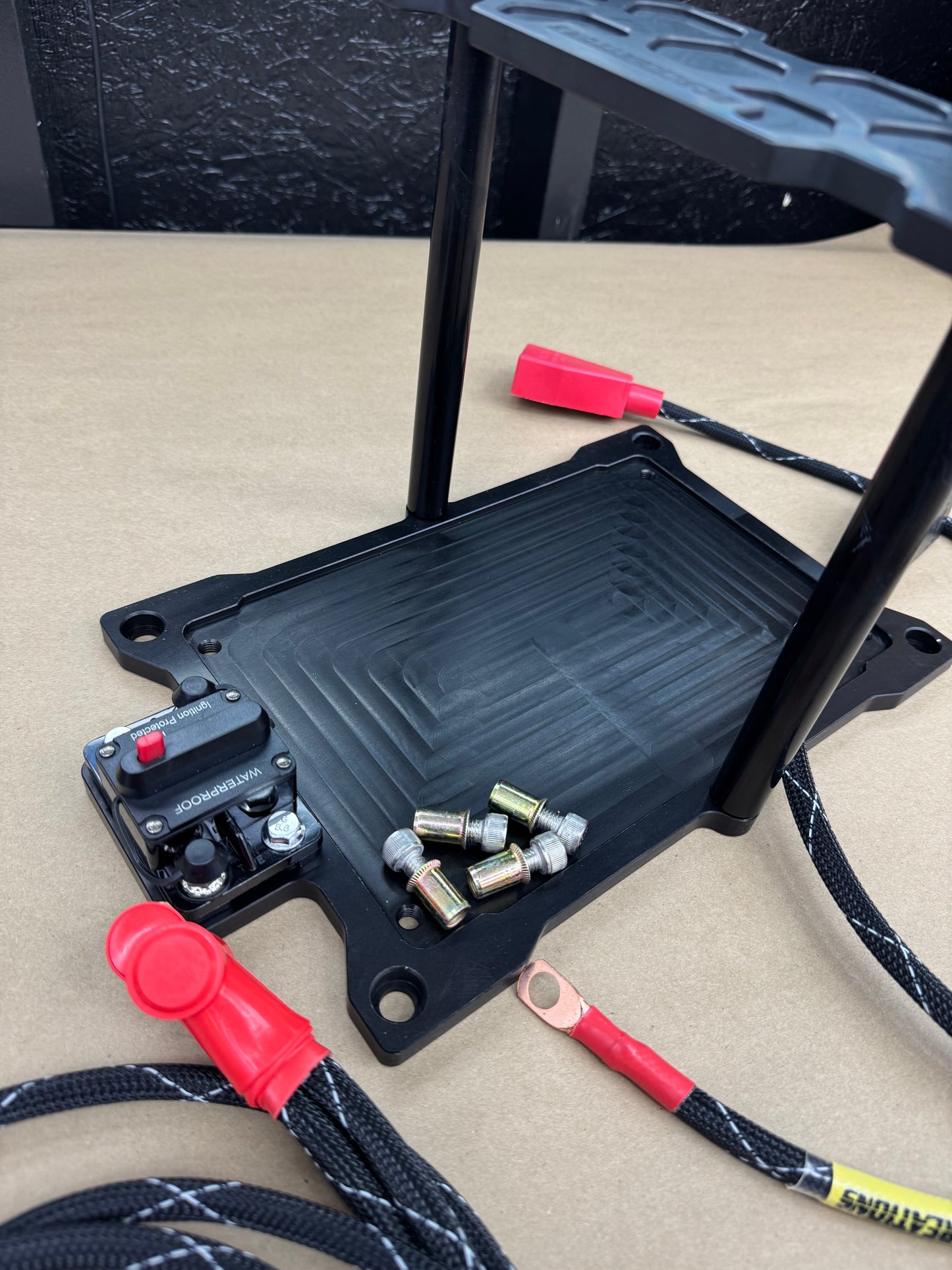 Evo 8/9 Trunk Billet Battery Tray