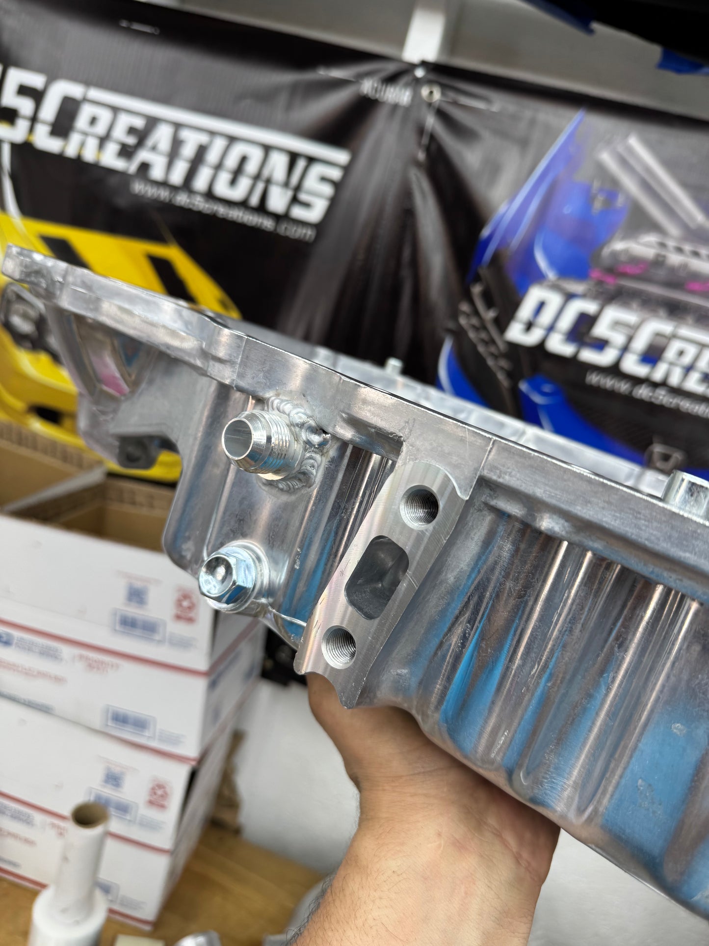 2012-2015 Civic Si Oil Pan w/ AN Bung