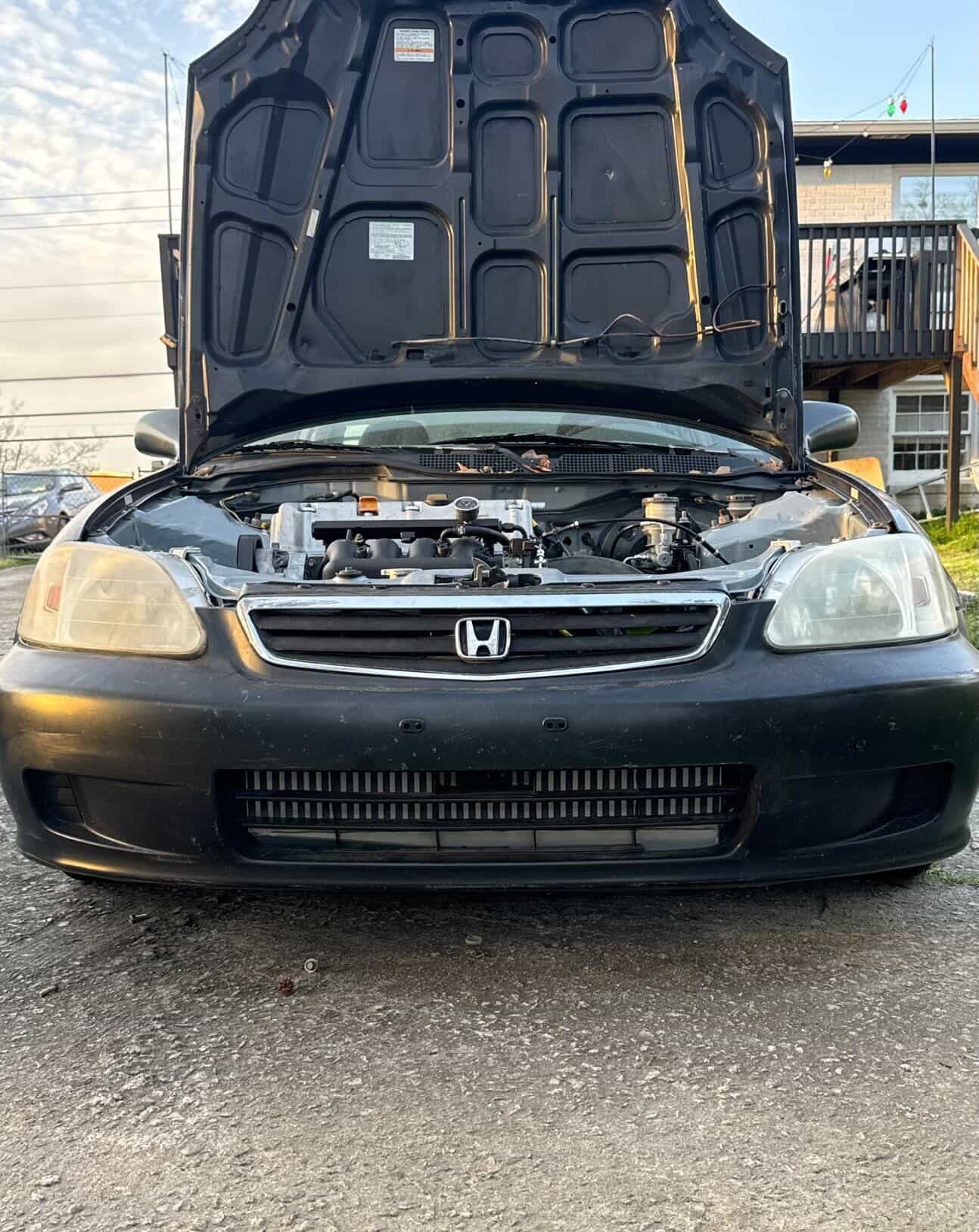 (96-00) Ek Honda Civic Front Crash Bar