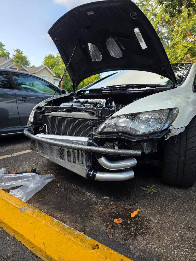 Aluminum Front Bumper Reinforcement Impact Bar For 2012 Honda Civic – HECASA
