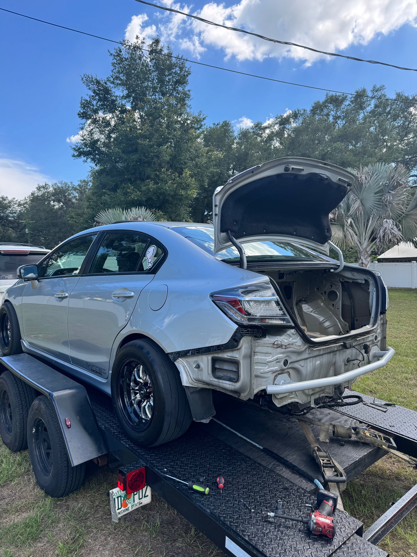 12-15 Civic Rear Crash Bar