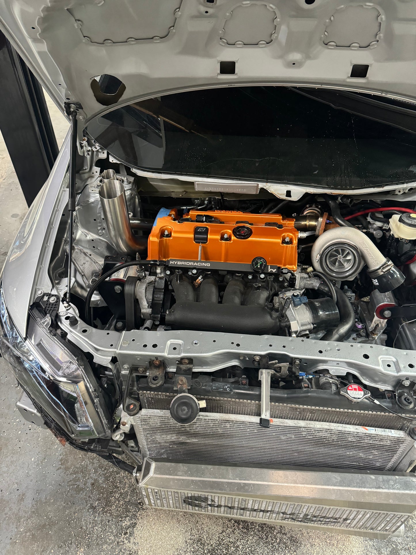 12-15 3 Inch Honda Civic Si Hood Exit Pipe