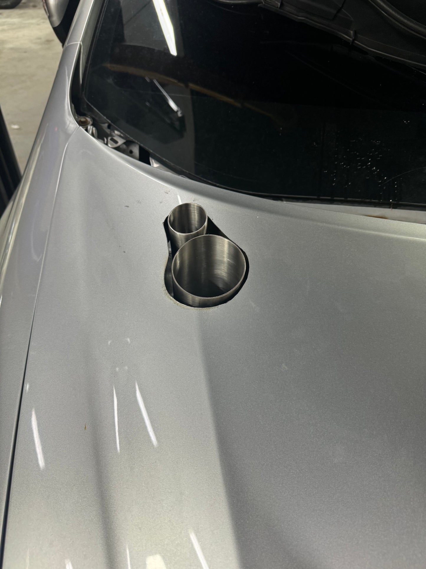 12-15 3 Inch Honda Civic Si Hood Exit Pipe